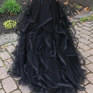 Sherri Hill, Black, Ball Gown, size 2